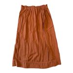 Don't Ask Why Button Front Pleat Ruched Midi Skirt Photo 1