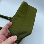 Boutique Green beaded  quilted satchel. Photo 2