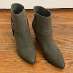 Indigo rd. ankle moto booties block heel green size 7.5 Photo 1