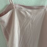 Old Navy  Ribbed Blush Bodysuit Tank Top Cotton/Modal Small Photo 5