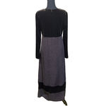 Coldwater Creek Vintage  Velvet Chiffon Maxi Dress 8P Goblin Fairy Grunge Witchy Photo 1