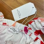 Boutique Emily Wonder Mini Dress Lined Babydoll Geometric Print Ruffles Square Neck 1X Photo 6