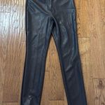 Carolina belle Montrealāblack faux leather high rise pants 2 Photo 1