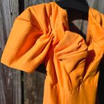 Cult Gaia  'Muna' Papaya Off-The-Shoulder Strapless Midi Dress Size 4 Photo 5