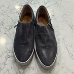 Blackstone Periscope Dark Gray Leather Zipper Side Comfort Loafer Shoes 39/8.5 Photo 3