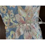 B Darlin Vintage B. Darlin Blue White Open Back Sparkly Fairy Maxi Gown Size 0 Photo 7