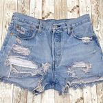 Levi's Levi’s 501 Destroyed Distressed Denim Shorts 28 Photo 4