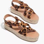 Madewell NWT Leopard Wedges Photo 0