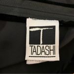 Tadashi Shoji Tadashi Vintage Wide Leg Black Velvet Pants with Embroidery - Size Small Photo 6