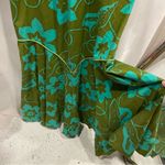 Vintage 60’s olive floral flutter v Photo 7