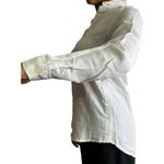 Chelsea & Theodore White Long Sleeve Button Down Shirt Career Office Work Casual Photo 3