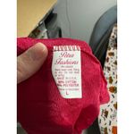 Petra Fashions Velvet Cami Top Lace Trim Burgundy Sleeveless Lingerie Tank Large Red Photo 3