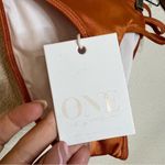 One Teaspoon  eagles shadow bikini bottoms in copper metallic orange NEW XXS Photo 6