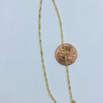 Real 10k Gold Ankle Bracelet Singapore 10” Photo 0