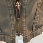 Rubbish Brown Utility Jacket with Adjustable Fit Photo 3