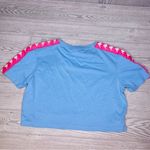 Kappa Blue  cropped short sleeve t shirt tank top size medium Photo 5