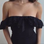 For Love & Lemons Claire Lace Black Mini Dress LBD Photo 3