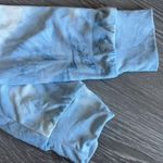 Derek Heart Sweatshirt Womens Medium Hooded Soft Blue Tie Dye Photo 9