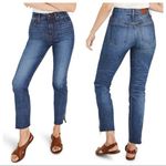 Madewell The Perfect Vintage Jean Cut Off Side Slit Crop Skinny Jeans Size 26 Photo 1