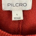Pilcro  Anthropologie Twist-Front Sweatshirt Size: Large Color Copper EUC Photo 4