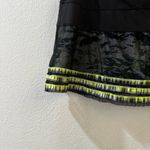 Lucky In Love Women’s Black and Neon Green Tennis Skort Size Large 12 Photo 3
