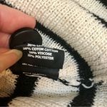 Isabel Marant Knit Long Sleeve Midi Dress Striped Nautical Anchor Linen Blend S Photo 14