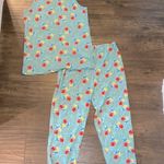 NWT Ready Set Bed Floral PJ Set Red Size L Photo 1