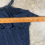 Greylin  Black Silk Camisole with Eyelet Ruffle 
Size: small Photo 5