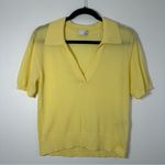 Wilfred Aritzia  Free Vonda Yellow Polo Women’s Size S Photo 0
