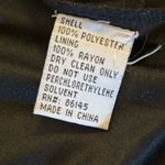 Sean Collection  Black Silver Sequin Maxi Dress Open Back Chiffon Womens Large Photo 9