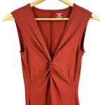 Patagonia Dress Orange Quick Dry Twist Front V-Neck Maxi Travel Easy Care XS Photo 1