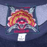 Johnny Was Leona Relaxed Velour Raglan Matching Pant & Sweatshirt Set Photo 8