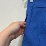 J. McLaughlin  Cameron Skirt 4‎ NWT $158 Scalloped Solid Vista Blue Solid Knee Photo 1