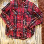 Vanilla Star Jeans Vanilla Star Distressed Plaid Top  Photo 0