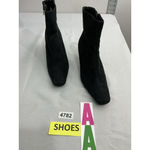 Womans Life Stride Jaguar Ankle Boots 8 M Black Side Zip Square Toe Heel Photo 1