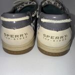 Sperry Y2K  Top Sider Animal Print Preppy Boat Shoes Gray Leather Women’s Size 10 Photo 9