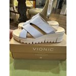 Vionic ‎ Women's Uptown Sunset Wedge Sandal Blue Size 7.5 Photo 3