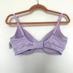 Natori Womens Bra Size 32DDD Purple Lace T-Shirt Contour Lightly Lined Underwire Photo 1