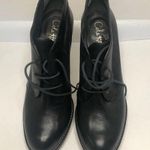 Cole Haan Nike Air Leather Lace Up Black Ankle Boots 9B Photo 0