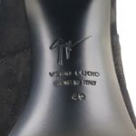 Giuseppe Zanotti Black Suede Ankle Boots Size 40 Photo 6