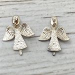 Sterling Silver Southern 2-tone Angel Earrings Photo 7
