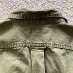 Banana Republic Soft Wash Button Down/Jacket Women's Size XS Olive Green Cotton Photo 7