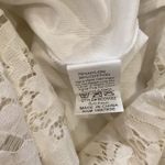 BANJUL  white embroidered floral lace high low midi maxi neck choker dress S Photo 5