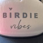 Richardson Birdie Vibes‎ Gray White Foam Trucker Adjustable Hat Photo 3