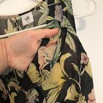 CAbi Ruffle Tank Osaka Nights Gray Pastel Green Pink Floral Sleeveless Blouse XS Photo 6