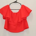 Rachel Roy  Red Off the Shoulder Crop Top Size XS Photo 1