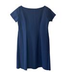 Chiara Boni  Navy Rosario Shift Dress Grommet Detail Size 8 Photo 2