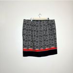 Lord and Taylor SALE! Red Printed Skirt Size 22W NWT Photo 1