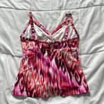 MiracleSuit  Swimsuit Womens Size 8 Tankini Bikini Top Pink White Summer Beach Photo 3