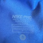 Nike Pro Dri Fit Black Blue Snakeskin Print Cropped Capri Athletic Pants Photo 10